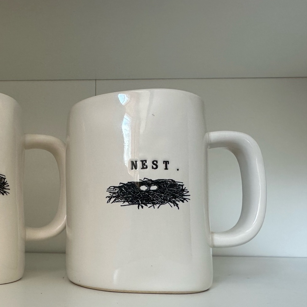 Rae Dunn Rare Nest mug from original Icon collection
